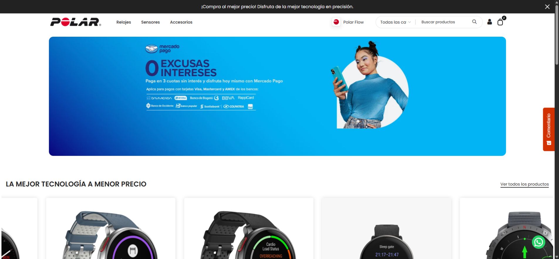 Dirección visual de La experiencia Polar, lista para comprar en Colombia